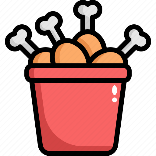Fried, chicken, leg, nuggets, roast, shipping, turkey icon - Download on Iconfinder