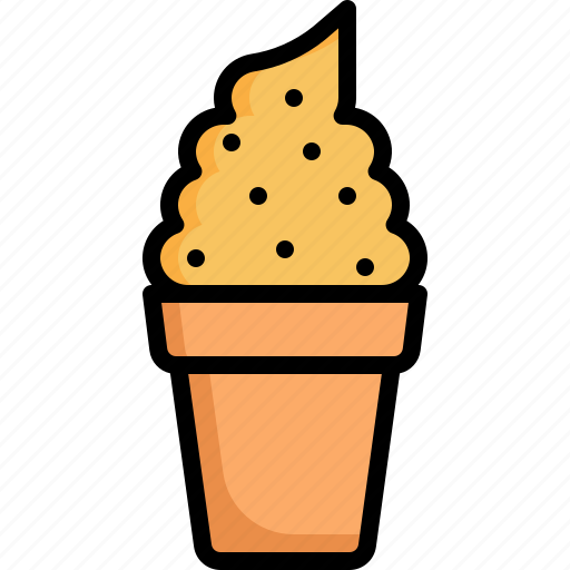 Ice, cream, icecream, food, frozen, summertime, cone icon - Download on Iconfinder