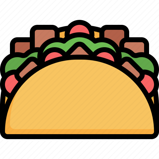 Taco, sandwich, salad, mexican, food, traditional icon - Download on Iconfinder