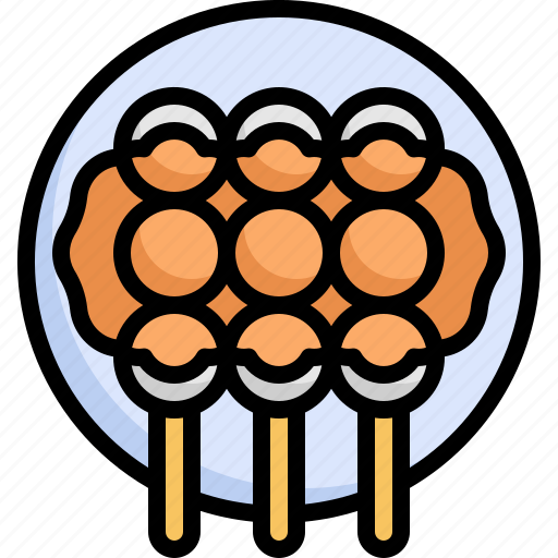 Dango, asian, food, tranditional, japanese, japan, snack icon - Download on Iconfinder