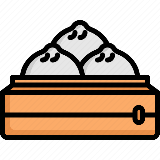 Baozi, chinese, food, restaurant, cultures, traditional, dimsum icon - Download on Iconfinder
