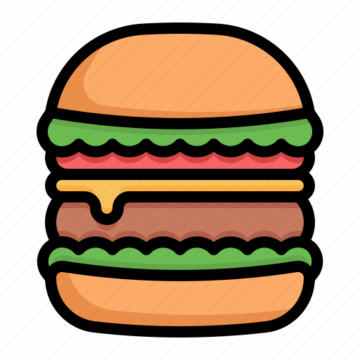 Burger, hamburger, fast, food, sandwiich, junk, beef icon - Download on Iconfinder