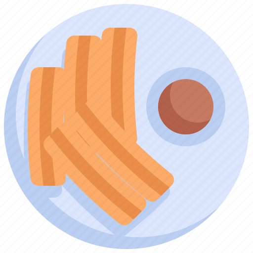 Churro, food, churros, fattening, sweets, spanish, breakfast icon - Download on Iconfinder