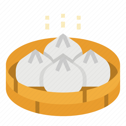 Baozi, bun, chinese, food, traditional icon - Download on Iconfinder