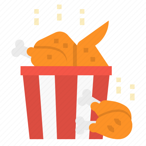 Chicken, food, fried, leg, wing icon - Download on Iconfinder