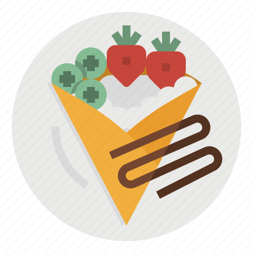 Crepe, dessert, food, france, sweet icon - Download on Iconfinder