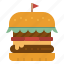 america, burger, food, hamburger, street 