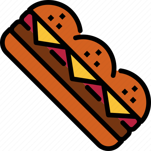Cheesesteaks, food, street food, fast food, cafe, menu icon - Download on Iconfinder