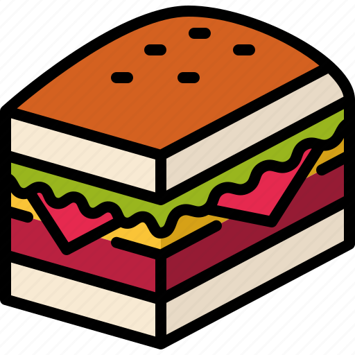 Muffaletta, sandwich, food, street food, fast food, cafe, menu icon - Download on Iconfinder