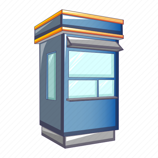 Booth, cabine, cartoon, kiosk, shop, street, window icon - Download on Iconfinder