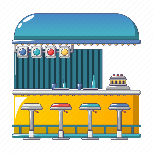 Bar, bartender, beach, cartoon, cocktail, ice, relaxation icon - Download on Iconfinder
