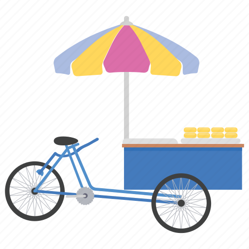 Food cart, street food, street stall, trade cart, vendor food icon - Download on Iconfinder