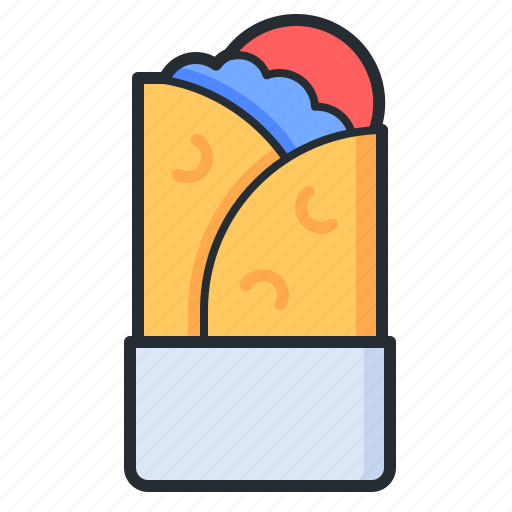 Doner, kebab, shawarma, street food icon - Download on Iconfinder
