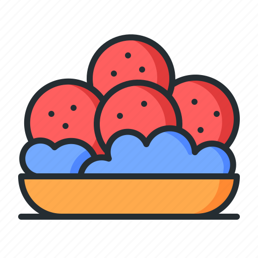 Falafel, fried, dish, vegetarian icon - Download on Iconfinder