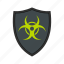 biohazard, danger, protect, protection, shield, toxic, warning 
