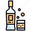 alcohol, alcoholic, beverage, glass, bottle 