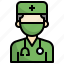 doctor, surgeon, medical, mask, healthcare, zmedical 