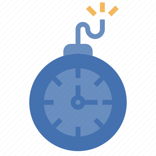 Deadline, timeout, clock, bomb, explosion icon - Download on Iconfinder