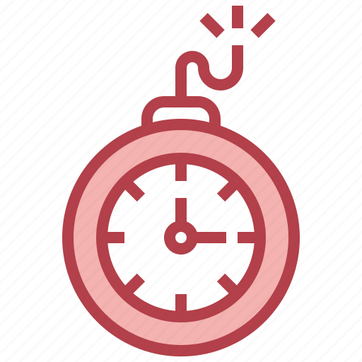Deadline, timeout, clock, bomb, explosion icon - Download on Iconfinder