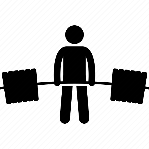 Man, powerful, strength, strong, barbell, heavy, body building icon - Download on Iconfinder