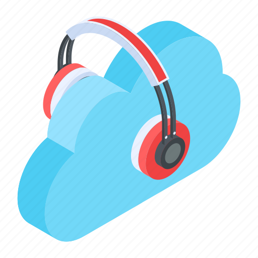Cloud music, cloud song, music headphones, multimedia storage, cloud storage icon - Download on Iconfinder