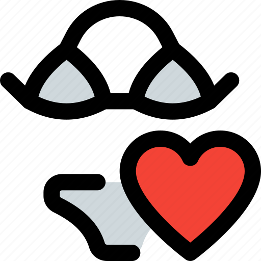 Bikini, love, heart icon - Download on Iconfinder