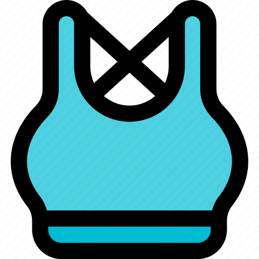 Bra, sports, activewear icon - Download on Iconfinder