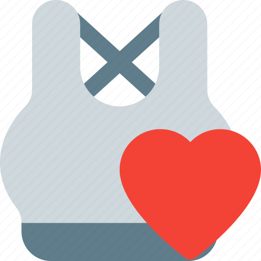 Bra, sports, heart icon - Download on Iconfinder