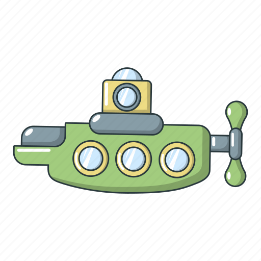 Cartoon, marine, nautical, object, ocean, periscope, submarine icon - Download on Iconfinder