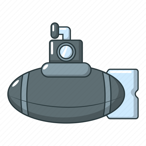 Cartoon, marine, object, ocean, periscope, ship, submarine icon - Download on Iconfinder