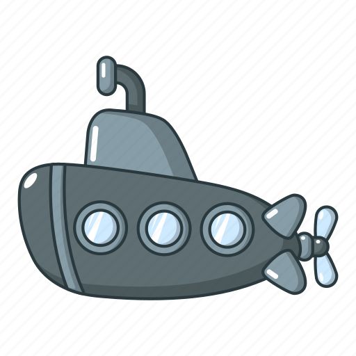Cartoon, marine, object, ocean, old, periscope, submarine icon - Download on Iconfinder