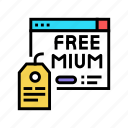 freemium, online, service, subscription, content, music