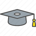 academic, cap, education, graduation, hat, mortarboard