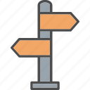 board, crossroad, direction, navigation, path, sign