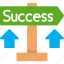 achievement, arrow, direction, goal, success, up 