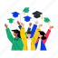 graduation, ceremony, scholars, academic, celebration, students 