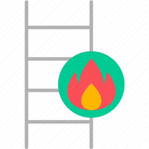 Fire, ladder icon - Download on Iconfinder on Iconfinder