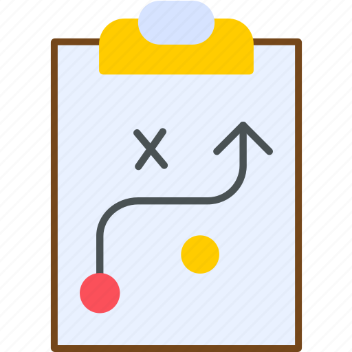 Strategy, athletics, clipboard, coaching, plan, sport, icon icon - Download on Iconfinder