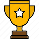 award, achievement, cup, prize, star, trophy