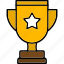 award, achievement, cup, prize, star, trophy 