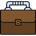 briefcase, case, career, job, office, icon