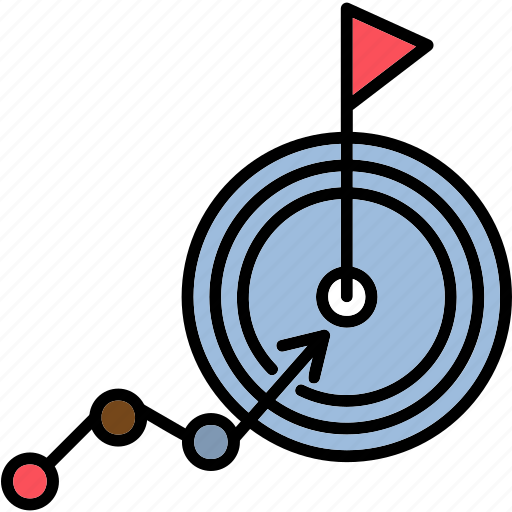 Goal, arrow, bullseye, seo, target, focus, aim icon - Download on Iconfinder