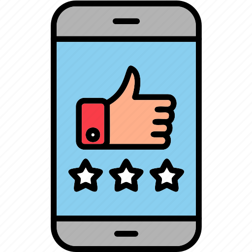 Rating, review, feedback, ranking, phone icon - Download on Iconfinder