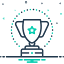 triumph, trophy, emblem, award, accolades, cup, prize