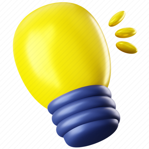 Idea, creative, bulb, innovation, creativity, light, creative-idea 3D illustration - Download on Iconfinder