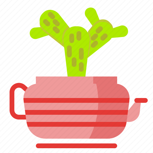 Cactus, flower, plant, pot, succulent, vas icon - Download on Iconfinder