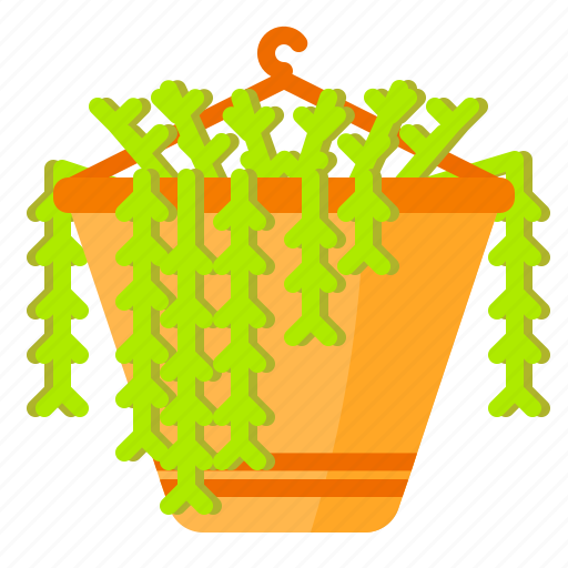 Cactus, hanging, plant, pot, succulent, vas icon - Download on Iconfinder