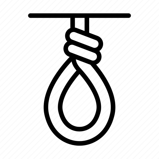Death, suicide, hang, rope, knot icon - Download on Iconfinder