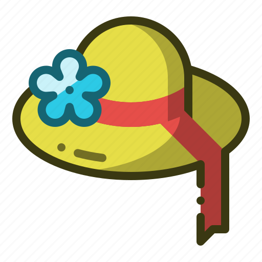 Hat, pamela, fashion, summer, straw hat icon - Download on Iconfinder
