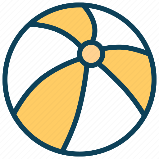 Ball, beach ball, game, sport, summer, tour, toy icon - Download on Iconfinder